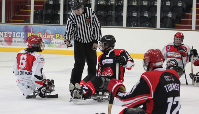 Peterborough Phantoms Sledge Hockey Team